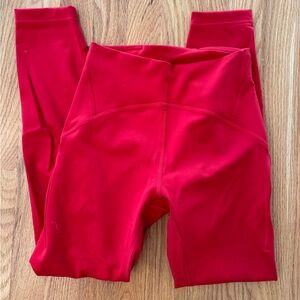 Lululemon Instill High Rise Legging and Matching Tshirt